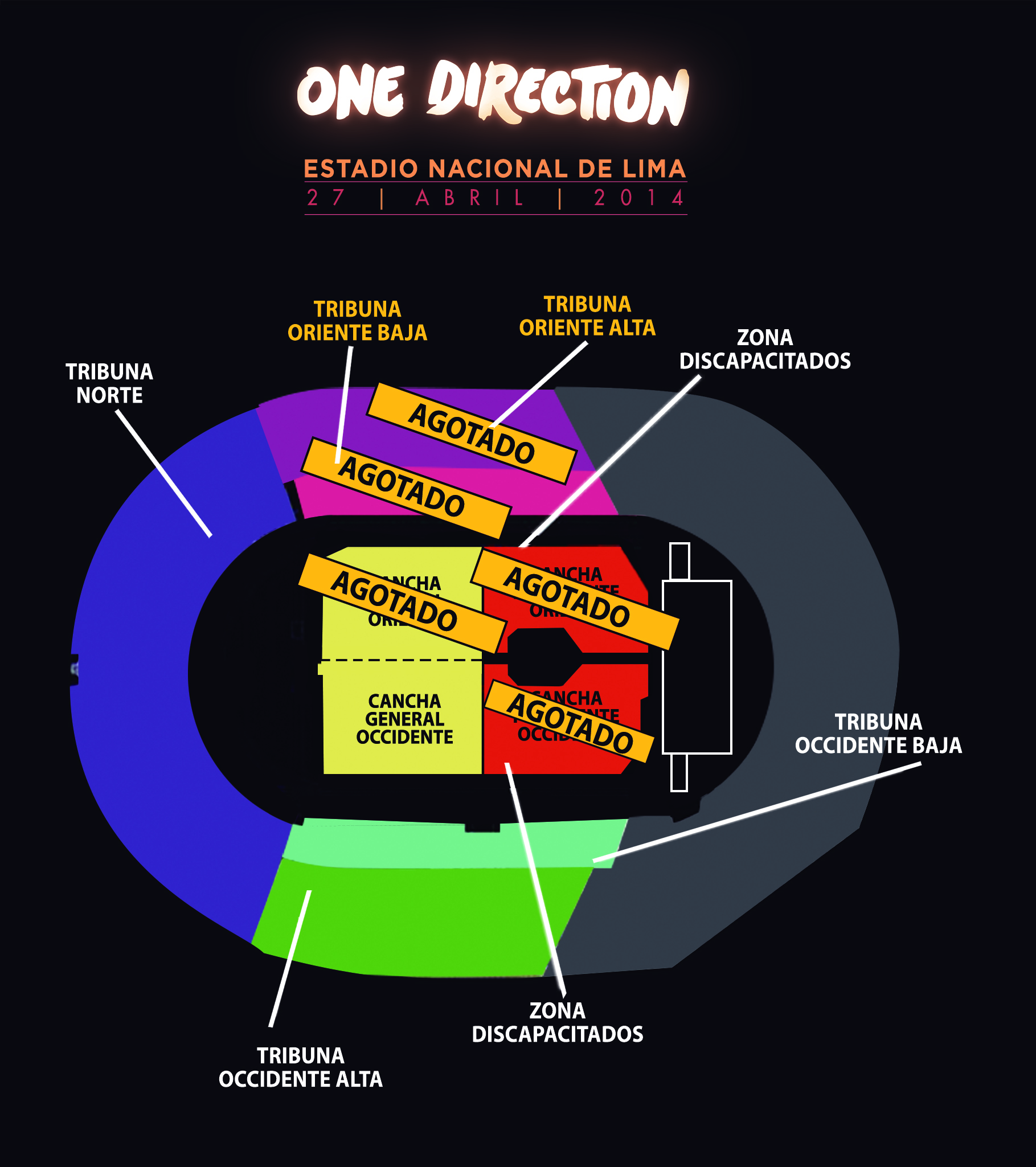 One Direction en Lima: se agotan cinco zonas para el show ...
